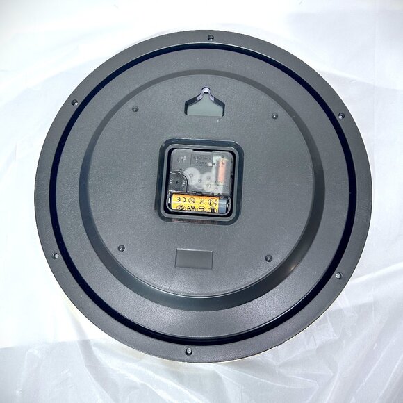 Luxury GMT Wall Clock 12” Black/Gold Brand New - Picture 7 of 7